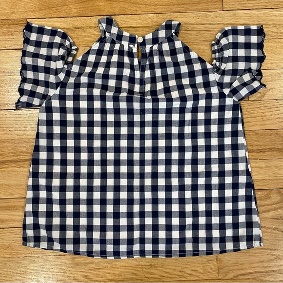 ABERCROMBIE KIDS GIRLS OPEN SHOULDER COTTON TOP SIZE 7/8 - Picture 2 of 5